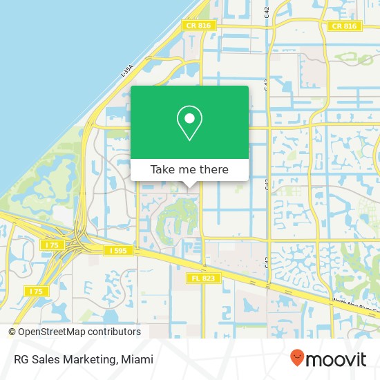 RG Sales Marketing map