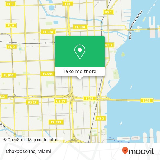 Chaxpose Inc map