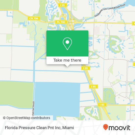 Mapa de Florida Pressure Clean Pnt Inc