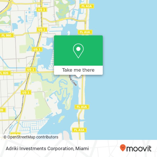 Adriki Investments Corporation map