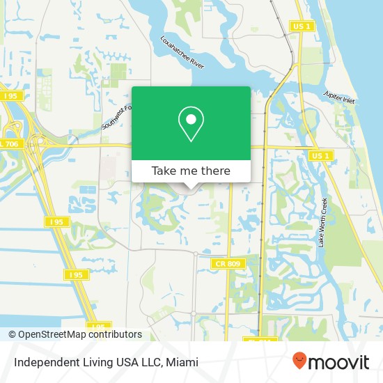 Mapa de Independent Living USA LLC