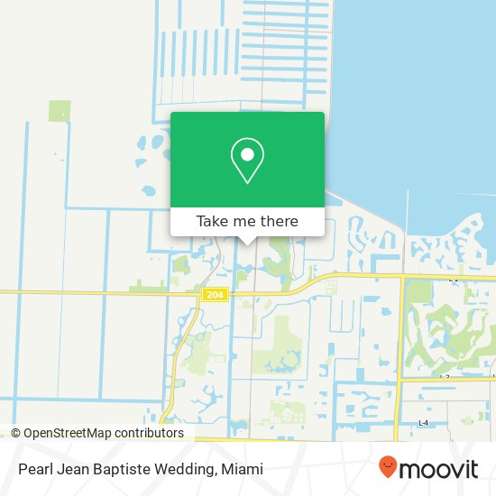 Pearl Jean Baptiste Wedding map