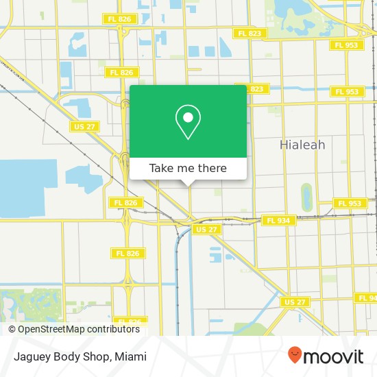 Mapa de Jaguey Body Shop