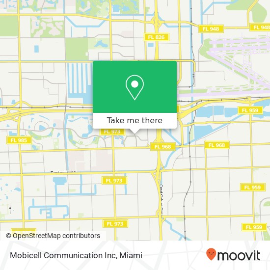 Mapa de Mobicell Communication Inc