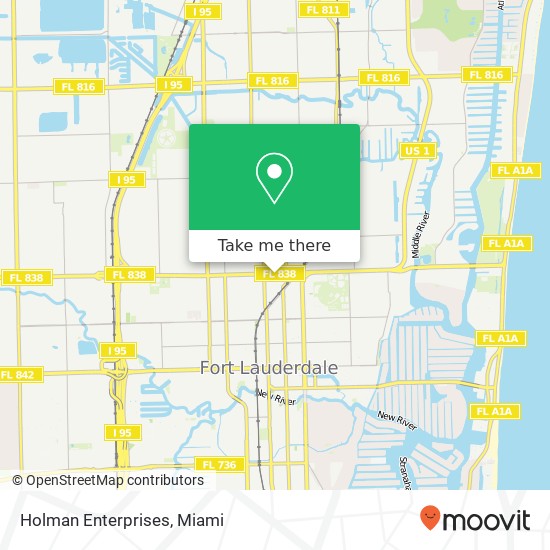 Holman Enterprises map