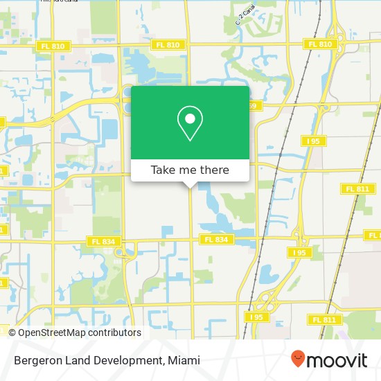 Bergeron Land Development map