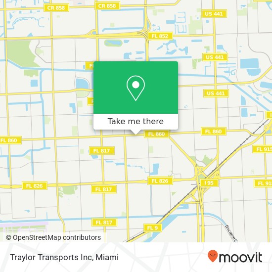 Mapa de Traylor Transports Inc