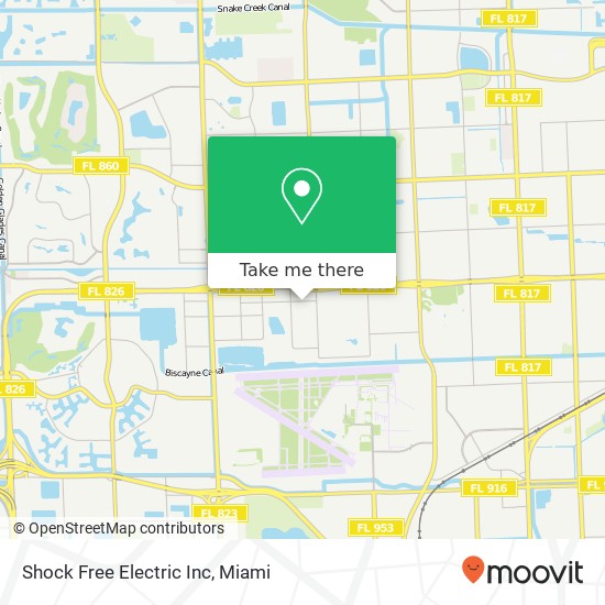 Shock Free Electric Inc map