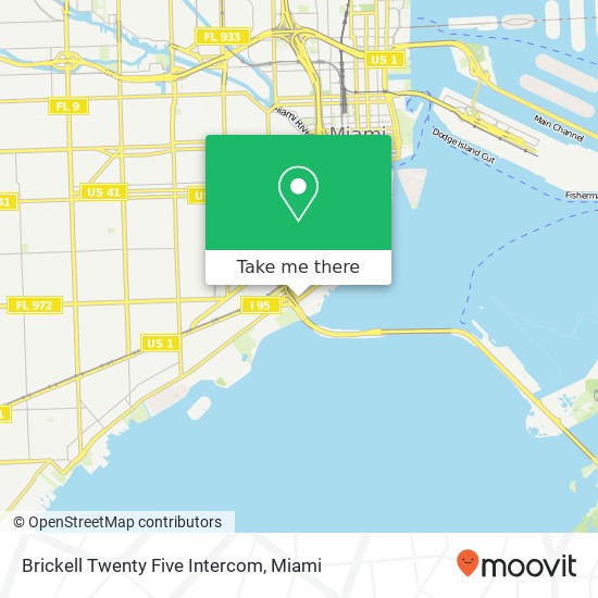 Brickell Twenty Five Intercom map