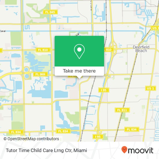 Mapa de Tutor Time Child Care Lrng Ctr