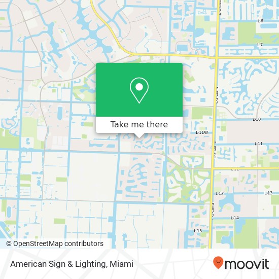 Mapa de American Sign & Lighting