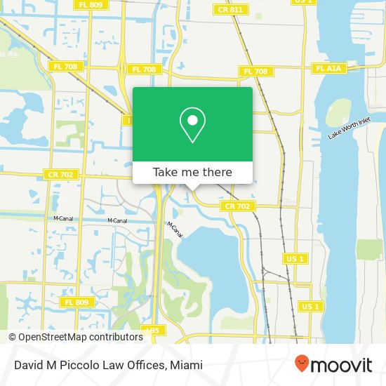 David M Piccolo Law Offices map