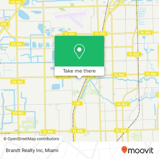 Mapa de Brandt Realty Inc
