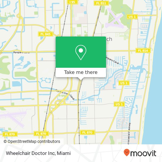 Mapa de Wheelchair Doctor Inc