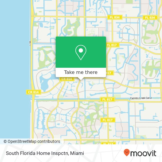 South Florida Home Inspctn map