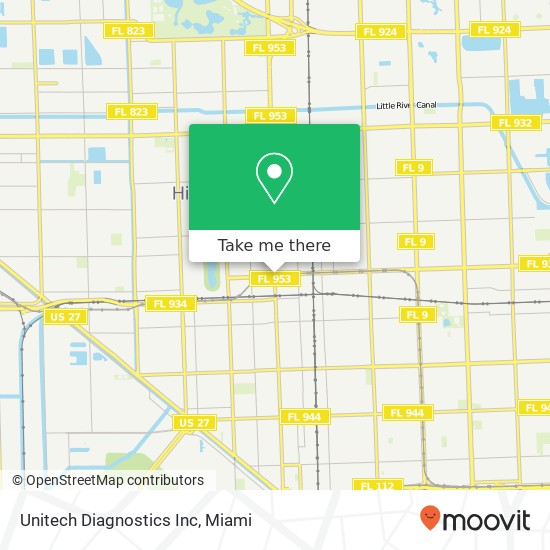 Mapa de Unitech Diagnostics Inc