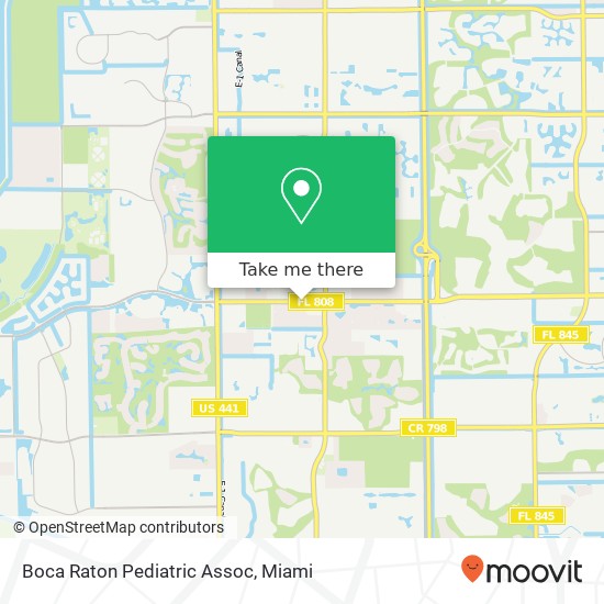 Mapa de Boca Raton Pediatric Assoc