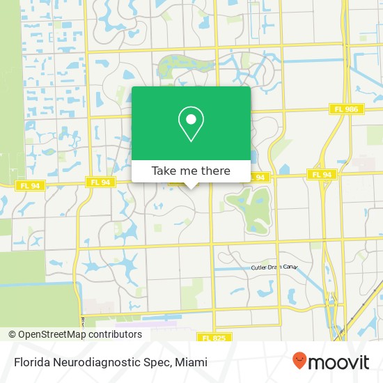 Florida Neurodiagnostic Spec map