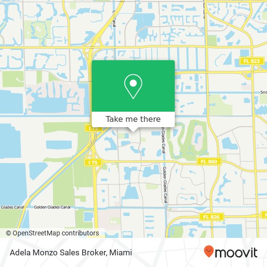 Adela Monzo Sales Broker map