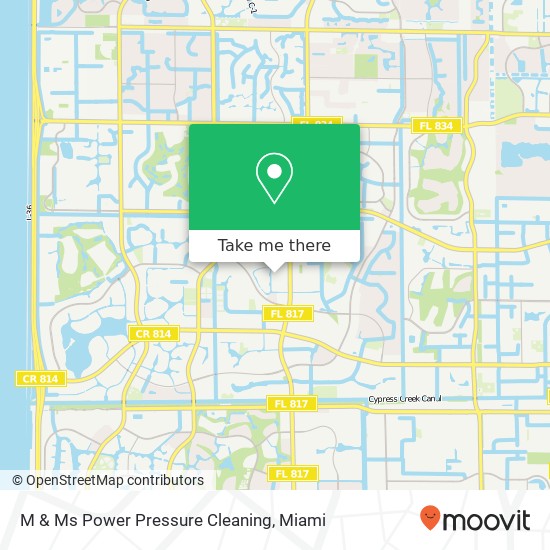 M & Ms Power Pressure Cleaning map