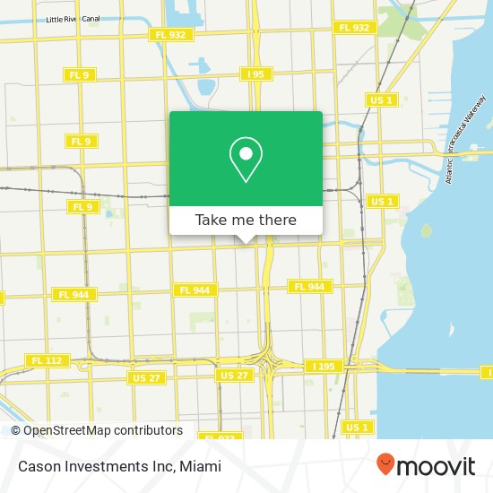 Mapa de Cason Investments Inc