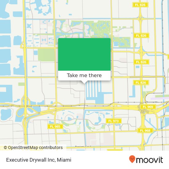 Executive Drywall Inc map