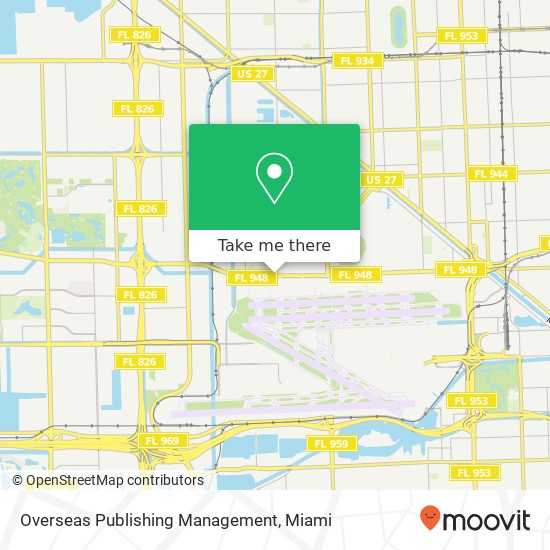 Mapa de Overseas Publishing Management