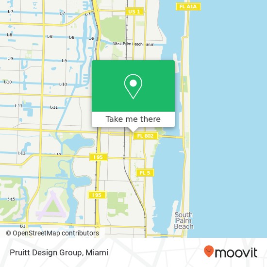 Mapa de Pruitt Design Group