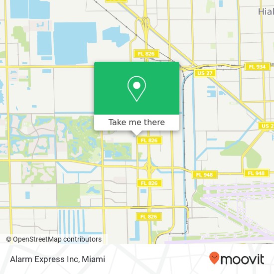 Alarm Express Inc map