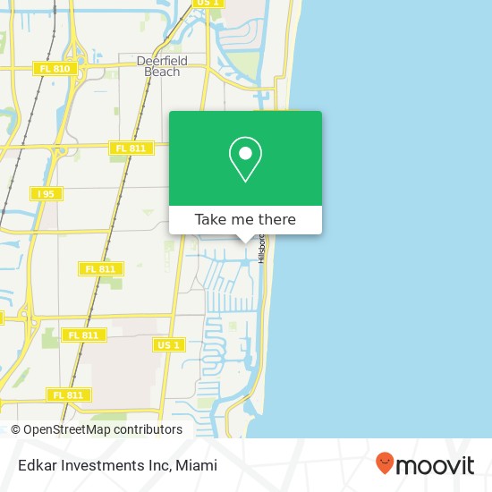 Edkar Investments Inc map