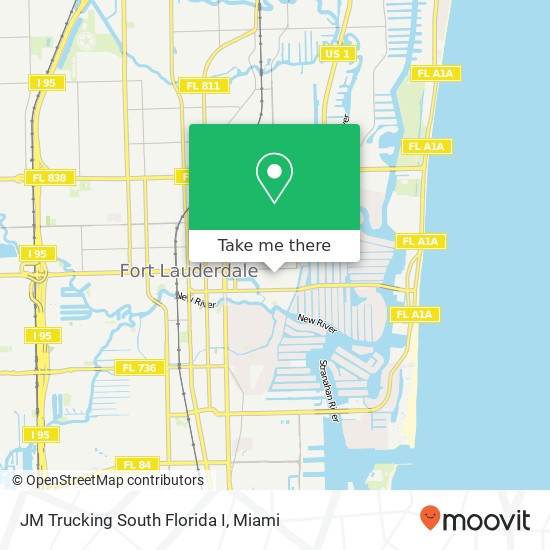 JM Trucking South Florida I map