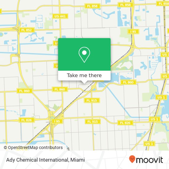 Ady Chemical International map