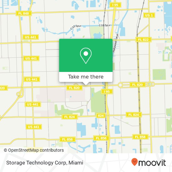 Mapa de Storage Technology Corp