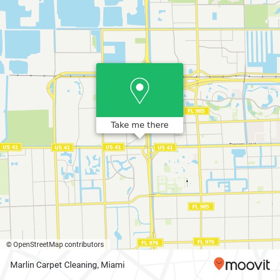 Marlin Carpet Cleaning map