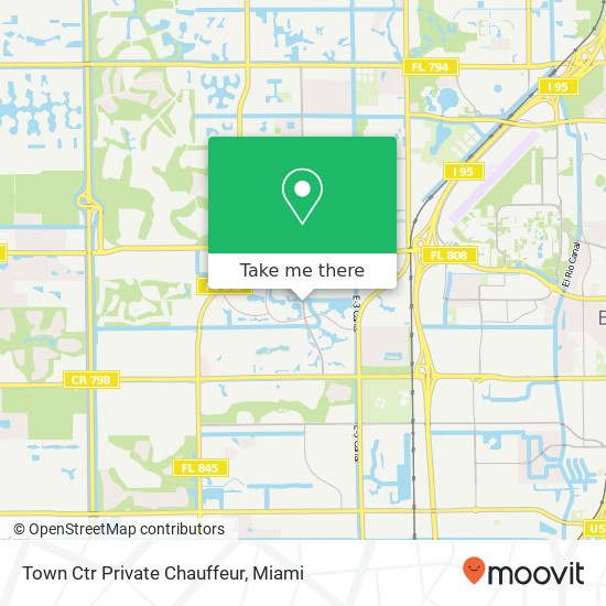 Town Ctr Private Chauffeur map