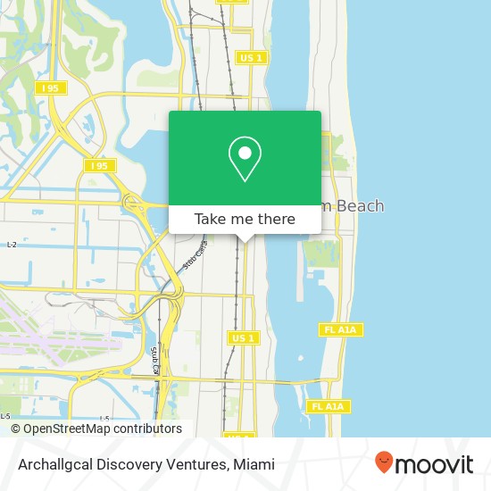 Archallgcal Discovery Ventures map