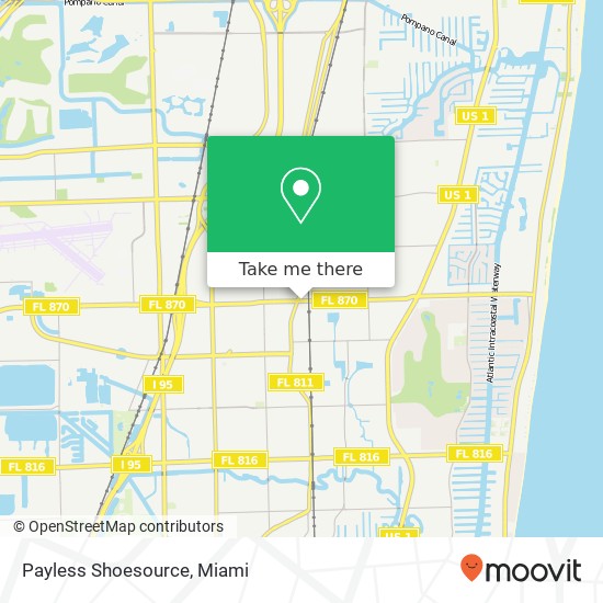 Mapa de Payless Shoesource