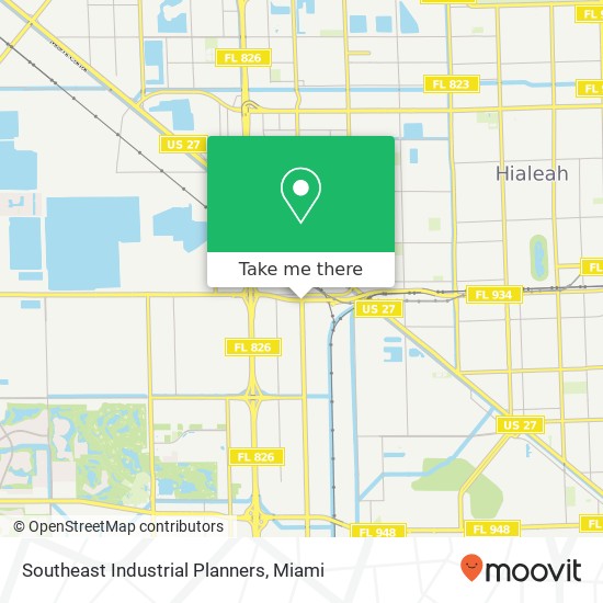 Mapa de Southeast Industrial Planners