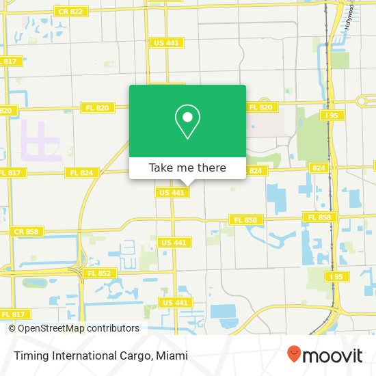 Mapa de Timing International Cargo