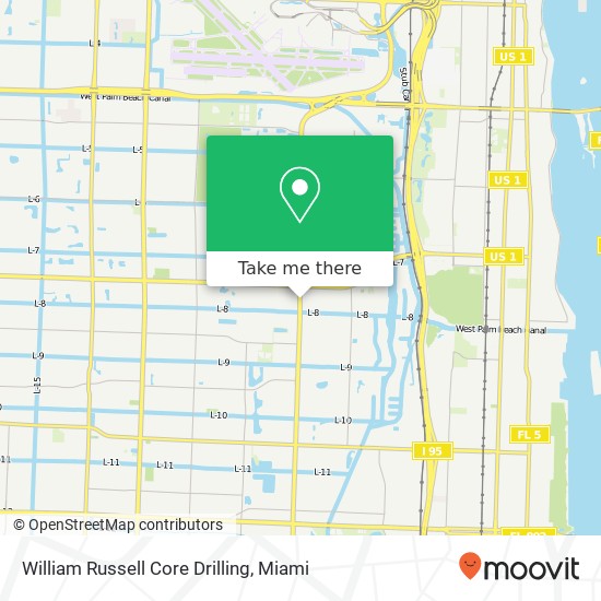 William Russell Core Drilling map