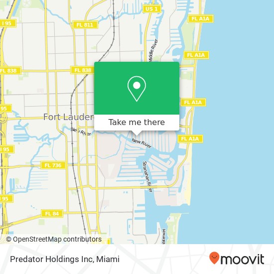 Predator Holdings Inc map