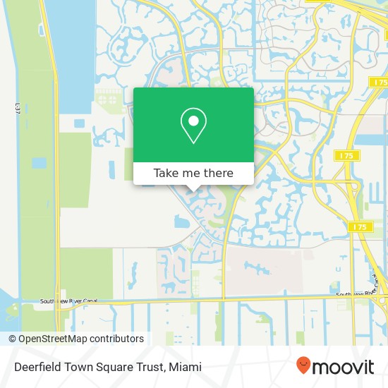 Mapa de Deerfield Town Square Trust