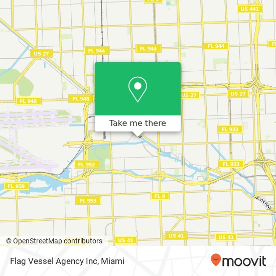 Flag Vessel Agency Inc map