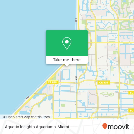 Mapa de Aquatic Insights Aquariums