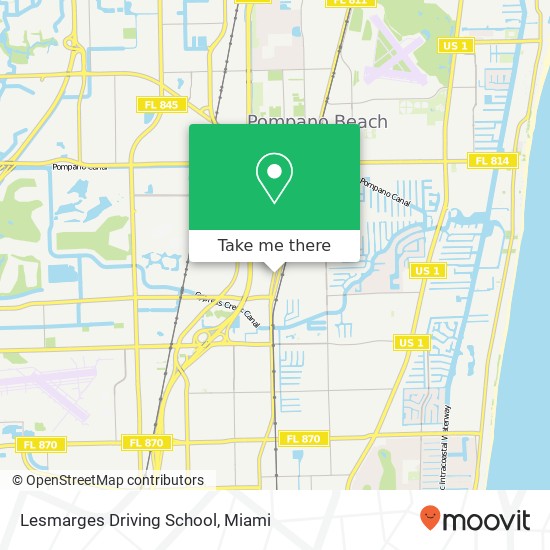 Lesmarges Driving School map