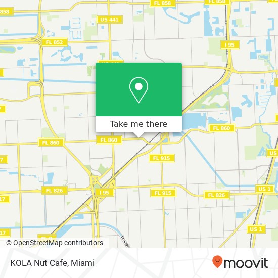 Mapa de KOLA Nut Cafe