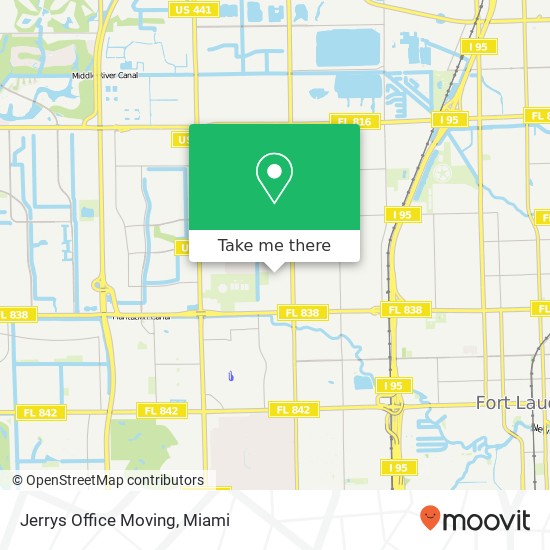 Jerrys Office Moving map