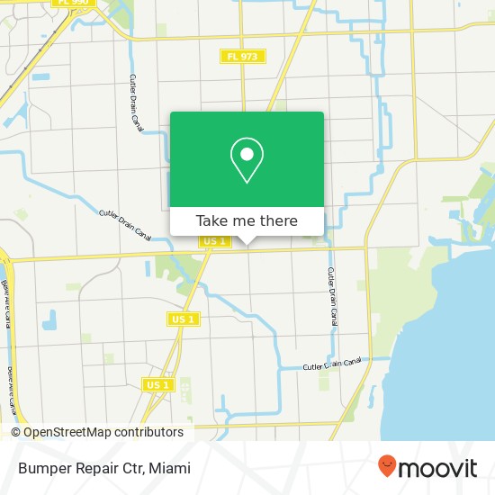 Mapa de Bumper Repair Ctr