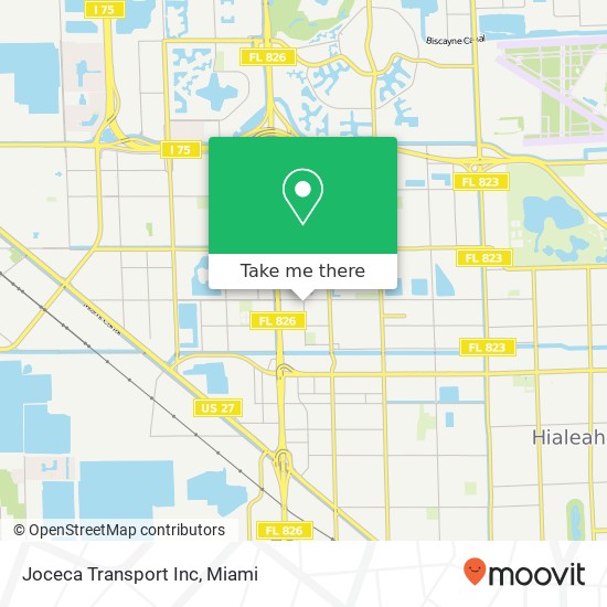 Joceca Transport Inc map