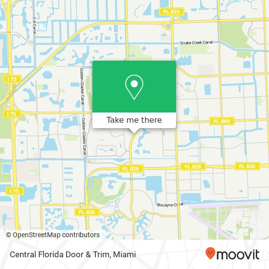 Central Florida Door & Trim map